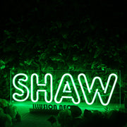 Shaw Green Neon Sign