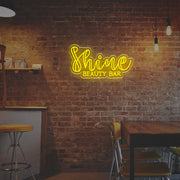 Shine Beauty Bar LED Neon Sign