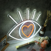 Shining Eye In Love Neon Sign