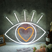 Shining Eye In Love Neon Sign