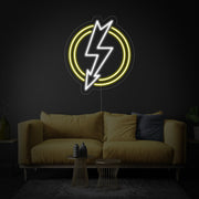 Shining Lightning Bolt Neon Sign