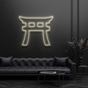 Shinto Torii Gate Symbol Neon Sign