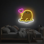 Showing Love Yolk Guy LED Neon Acrylic Artwork