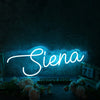 Siena Blue Name Neon Sign