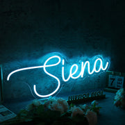 Siena Blue Name Neon Sign