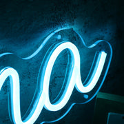 Siena Blue Name Neon Sign