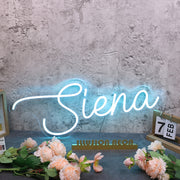 Siena Blue Name Neon Sign