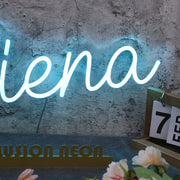 Siena Blue Name Neon Sign