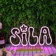 Sila Purple Neon Sign