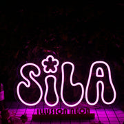 Sila Purple Neon Sign