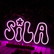 Sila Purple Neon Sign