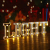 Steel Marquee Letter Silver Light Party Decor High-End Custom Zinc Metal Marquee Light Marquee Sign