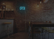 Simple Open Neon Sign