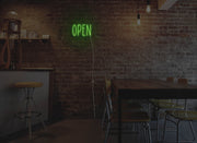 Simple Open Neon Sign