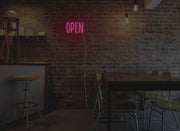 Simple Open Neon Sign