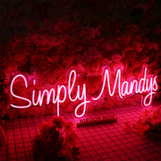 Simply Mandys Neon Sign