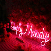 Simply Mandys Neon Sign