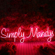 Simply Mandys Neon Sign