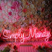 Simply Mandys Neon Sign