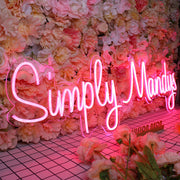 Simply Mandys Neon Sign