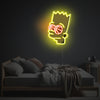 Simpson With Basketball Eyes LED Neon Acrylic Artwork