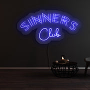 Sinners Club Neon Sign