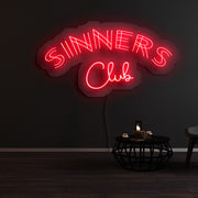 Sinners Club Neon Sign