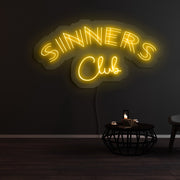 Sinners Club Neon Sign