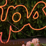 Sips Orange Neon Sign