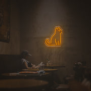 Sitting Cat LED Neon Sign