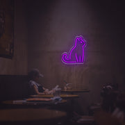 Sitting Cat LED Neon Sign