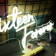 Sixteen Forever Neon Sign