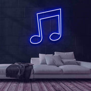 Sixteenth Note Neon Sign