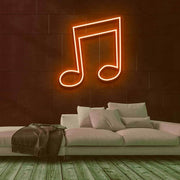 Sixteenth Note Neon Sign