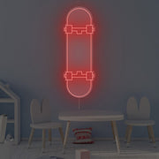 Skate Board Neon Sign