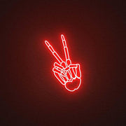 Skeleton Hand Neon Sign