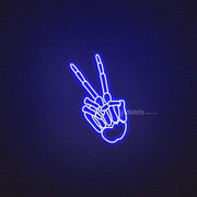 Skeleton Hand Neon Sign