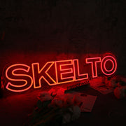 SKELTO Red Noen Sign