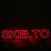 SKELTO Red Noen Sign