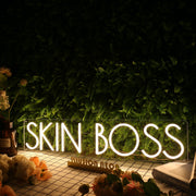 Skin Boss Yellow Neon Sign