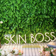 Skin Boss Yellow Neon Sign