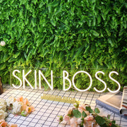 Skin Boss Yellow Neon Sign