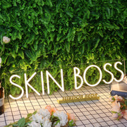 Skin Boss Yellow Neon Sign