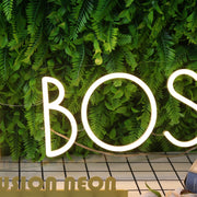 Skin Boss Yellow Neon Sign