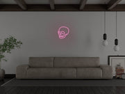 Skull Wall Mounted Neon Sign