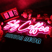 Sky Coffee Red Neon Sign