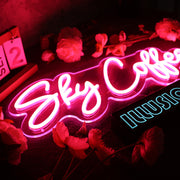 Sky Coffee Red Neon Sign