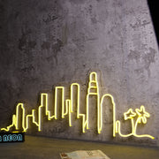 Sky Line Los Angeles Neon Sign