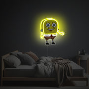 Sleek Spongebob LED Neon Acrylic Artwork