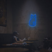 Sleeping Cat LED Neon Sign